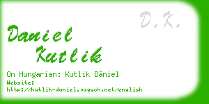 daniel kutlik business card